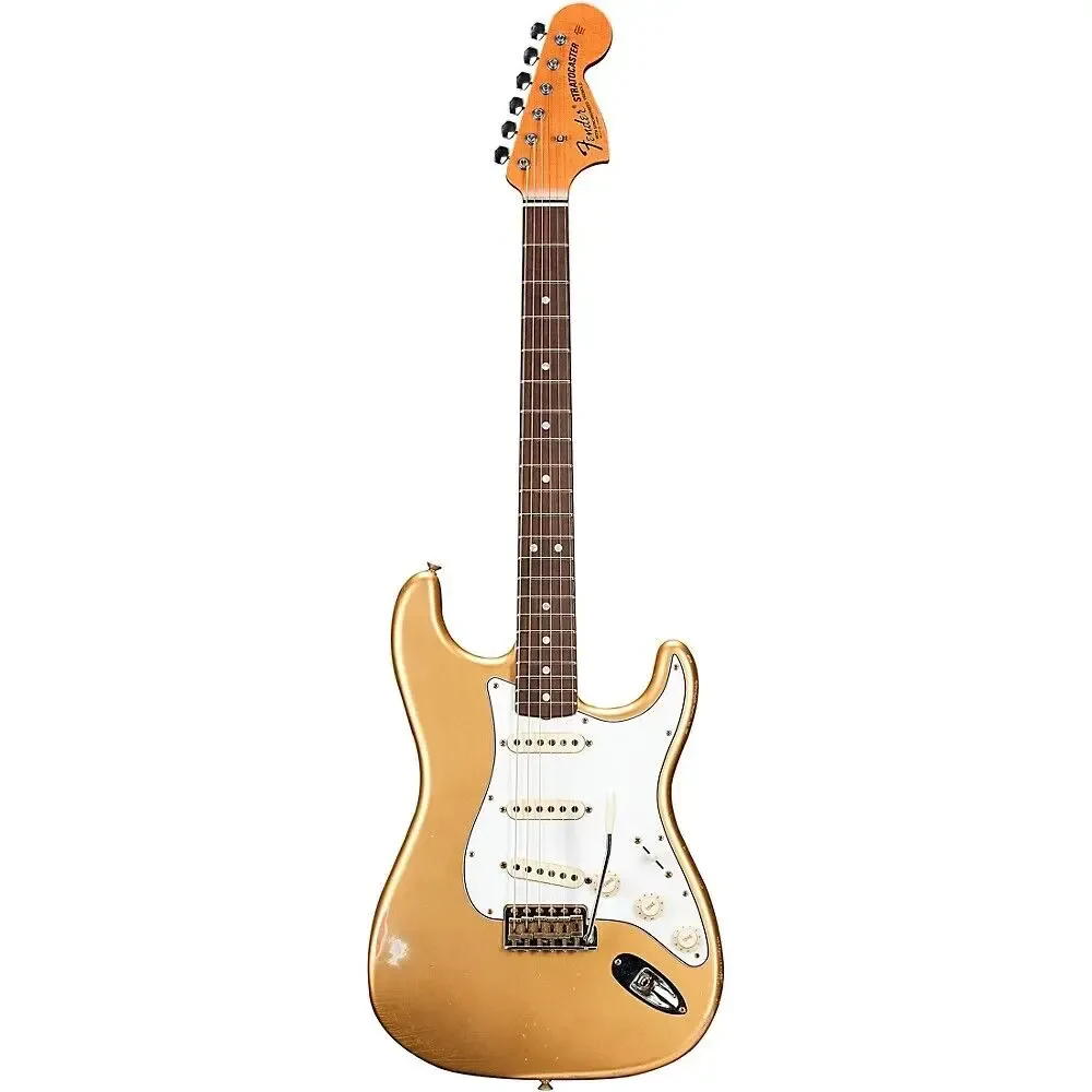Электрогитара Fender CS 1969 Stratocaster Journeyman Relic Guitar Masterbuilt Aztec Gold