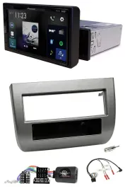 Автомагнитола для Lancia Y (843) 2005–2011 Pioneer DAB, Bluetooth, USB темно-серый