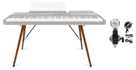 Arturia Wooden Legs For KEYLAB 88, POLYBRUTE 12, ASTROLAB+Recording Microphone
