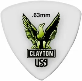 Медиаторы CLAYTON RT63/12 Acetal Polymer 0.63 мм (набор, 12 шт.)