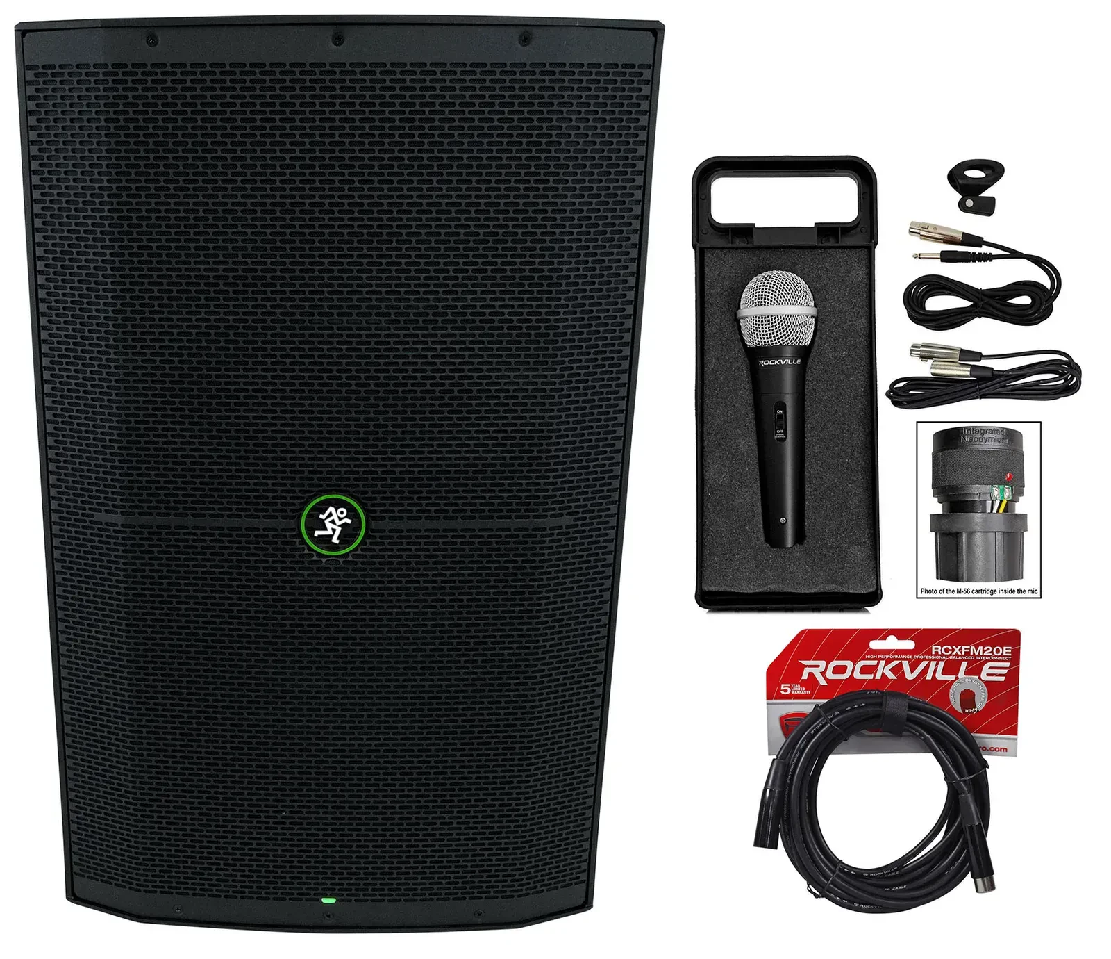 Активная акустическая система Mackie Thump215XT Black с микрофоном и кабелем