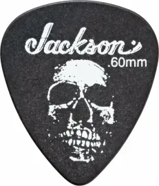 Jackson 451 Skull Delrin 1.14mm (Extra Heavy) Guitar Picks - 12 Picks (Dozen)