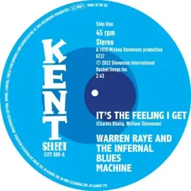 Виниловая пластинка Warren Raye and the Infernal Blues Machine – It's The Feeling I Get / I Can't Turn You Down (Релиз 2023)