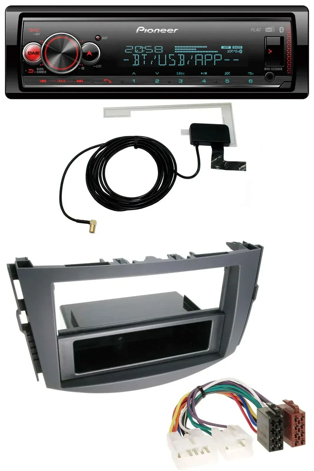 Автомагнитола для Toyota RAV4 (с 2006) Pioneer Bluetooth DAB USB MP3