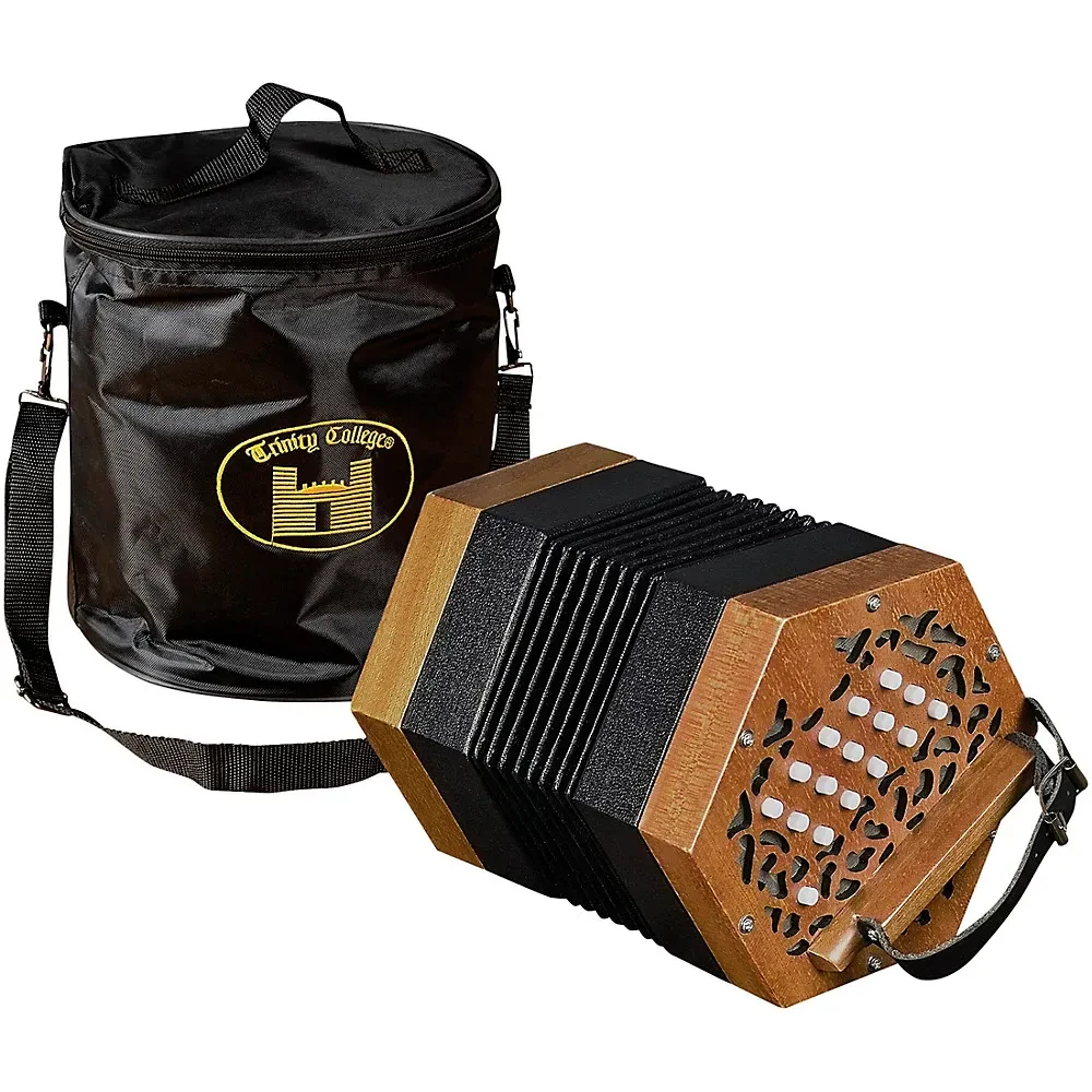 Trinity College AP-1230A Anglo-Style 30-Button Concertina Walnut
