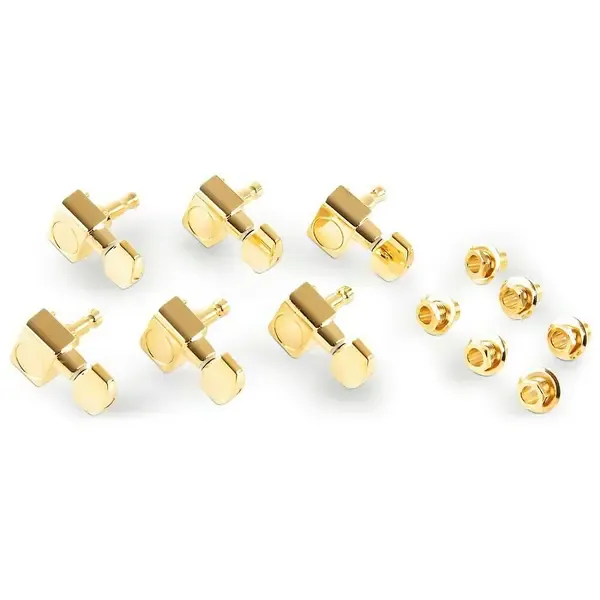 Колки гитарные Fender American  Stratocaster Guitar Tuners  Gold Hardware Set of 6 Gold