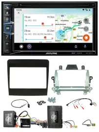 Alpine Bluetooth TMC USB DAB 2DIN Lenkrad Navigation für Porsche 911 11-17 Sound