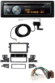 Pioneer Bluetooth DAB MP3 USB CD Autoradio für Toyota Corolla 2009-2012 silber