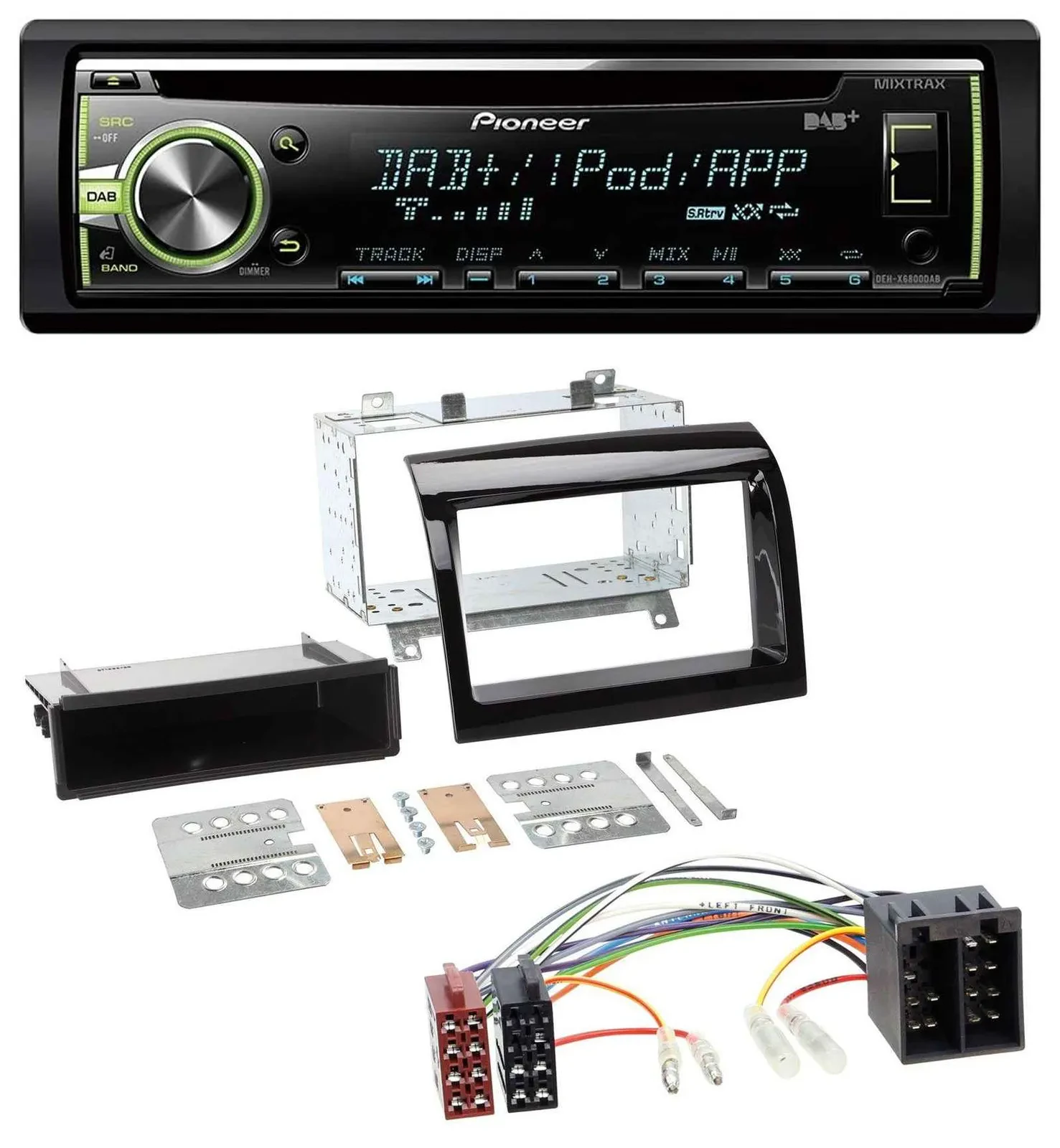 Автомагнитола Pioneer DAB, USB, MP3, AUX, CD для Peugeot Boxer, Citroen Jumper, Fiat Ducato