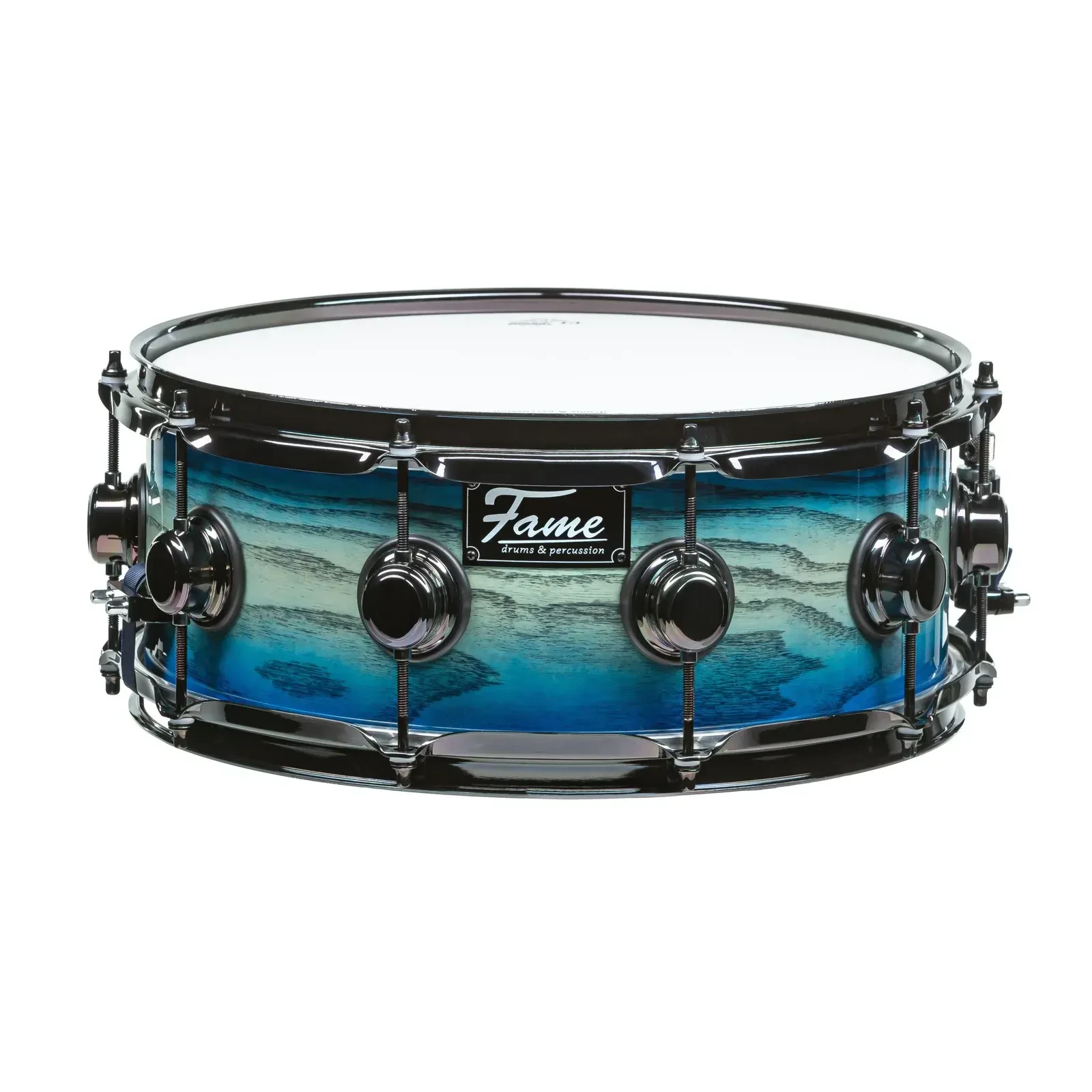 Малый барабан Fame Audio Fortress Ash Birch 14x5.5 Blue Burst