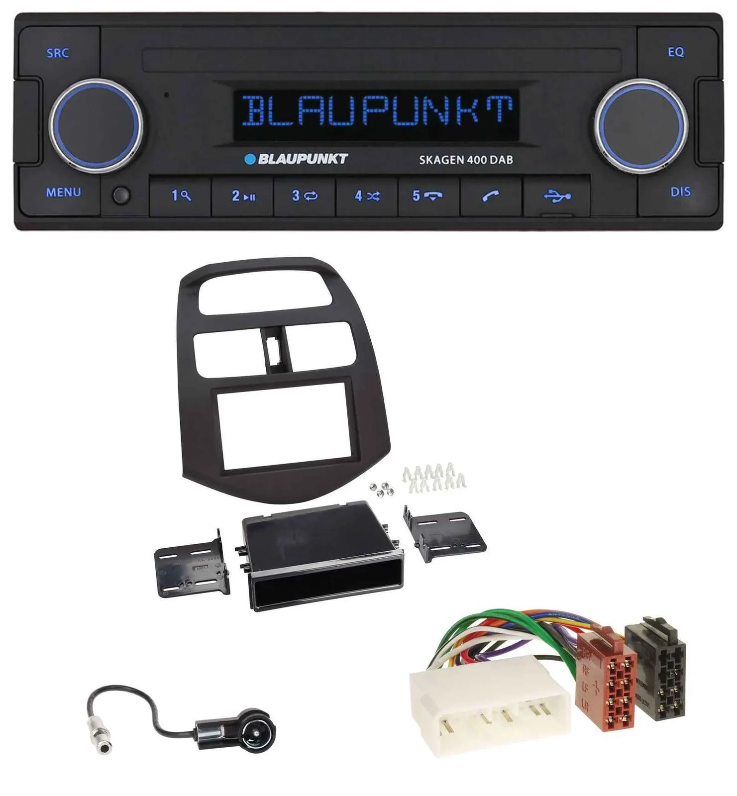 Blaupunkt DAB USB Bluetooth MP3 Autoradio für Chevrolet Spark (KLM 2012-2013)