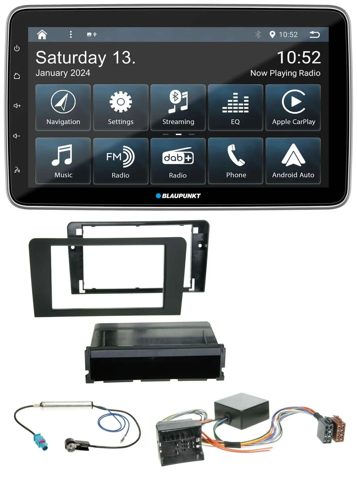 Blaupunkt USB DAB SD MP3 Bluetooth Autoradio für Audi A3 8P 06-12 Symphony Infin