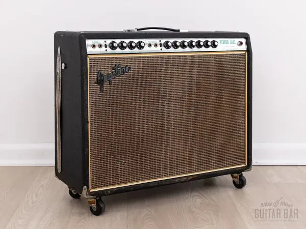 1972 Guyatone Reverb Jazz GA-1050 Vintage Silverface Tube Amp 2x12, Serviced