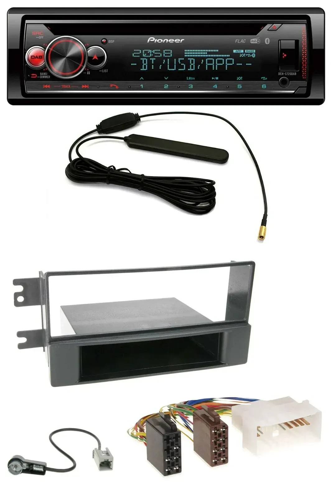 Автомагнитола для Kia Cerato (с 2007) Pioneer USB, DAB, MP3, Bluetooth, CD