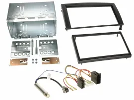 Einbauset Doppel DIN Autoradio für Skoda Fabia 2004-2007 6Y Facelift ISO