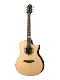 Электроакустическая гитара Mollo Guitar GAC-16E Grand Auditorium Natural с чехлом