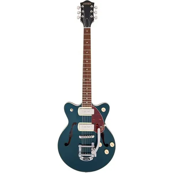 Электрогитара полуакустическая Gretsch G2655T-P90 Streamliner Center Block Jr. Double-Cut Bigsby Two-Tone Midnight Sapphire