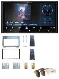 Kenwood Bluetooth 2DIN USB DAB MP3 Autoradio für Kia Carnival II VQ 06-11