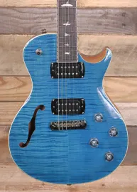 PRS SE Zach Myers Semi-Hollow Electric Guitar Myers Blue  w/ Gigbag