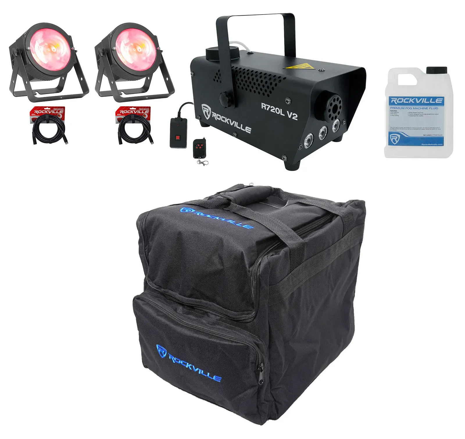 Комплект светового оборудования American DJ DOTZ PAR 100+RLB40+(2) RDX3M25+R720L