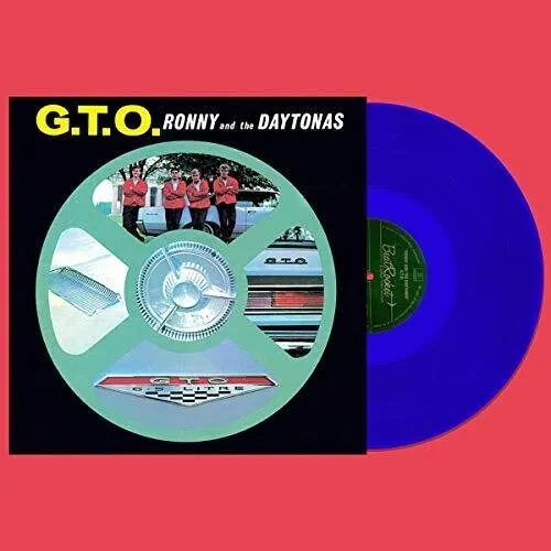 Виниловая пластинка Ronny & the Daytonas - G.t.o. [New Vinyl LP] Blue, Colored Vinyl