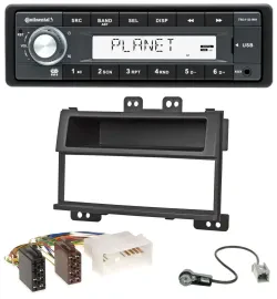 Continental USB MP3 AUX 1DIN Autoradio für Hyundai i20 (2008-2011)