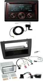 Автомагнитола для Alfa Romeo Mito 2008–2014 Pioneer 2DIN, CD, USB, DAB, Bluetooth, поддержка управления на руле