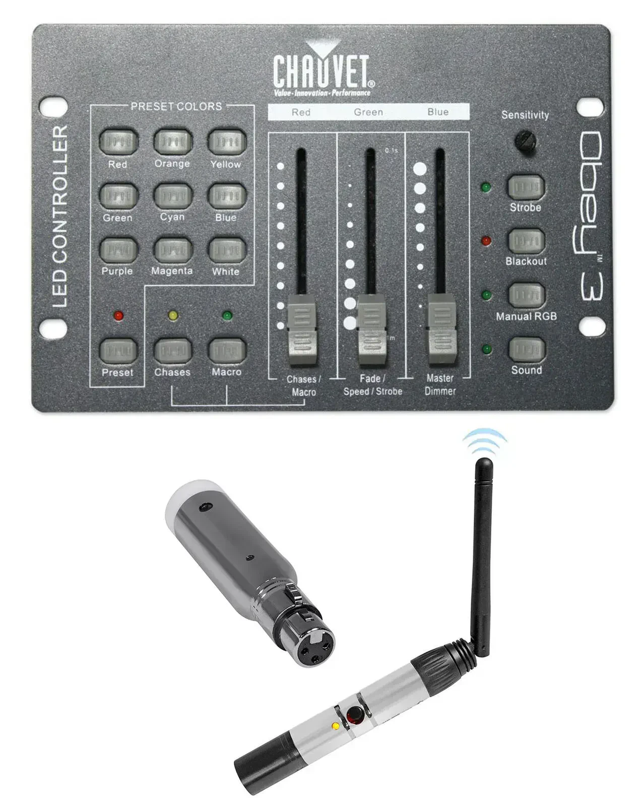 DMX-пульт Chauvet DJ OBEY3 с передатчиком