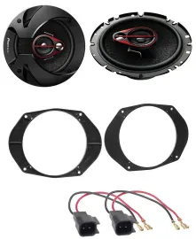 Pioneer 3-Wege 250Watt 16,5cm Lautsprecher für Ford Focus Ka Fronttür Heck Auto