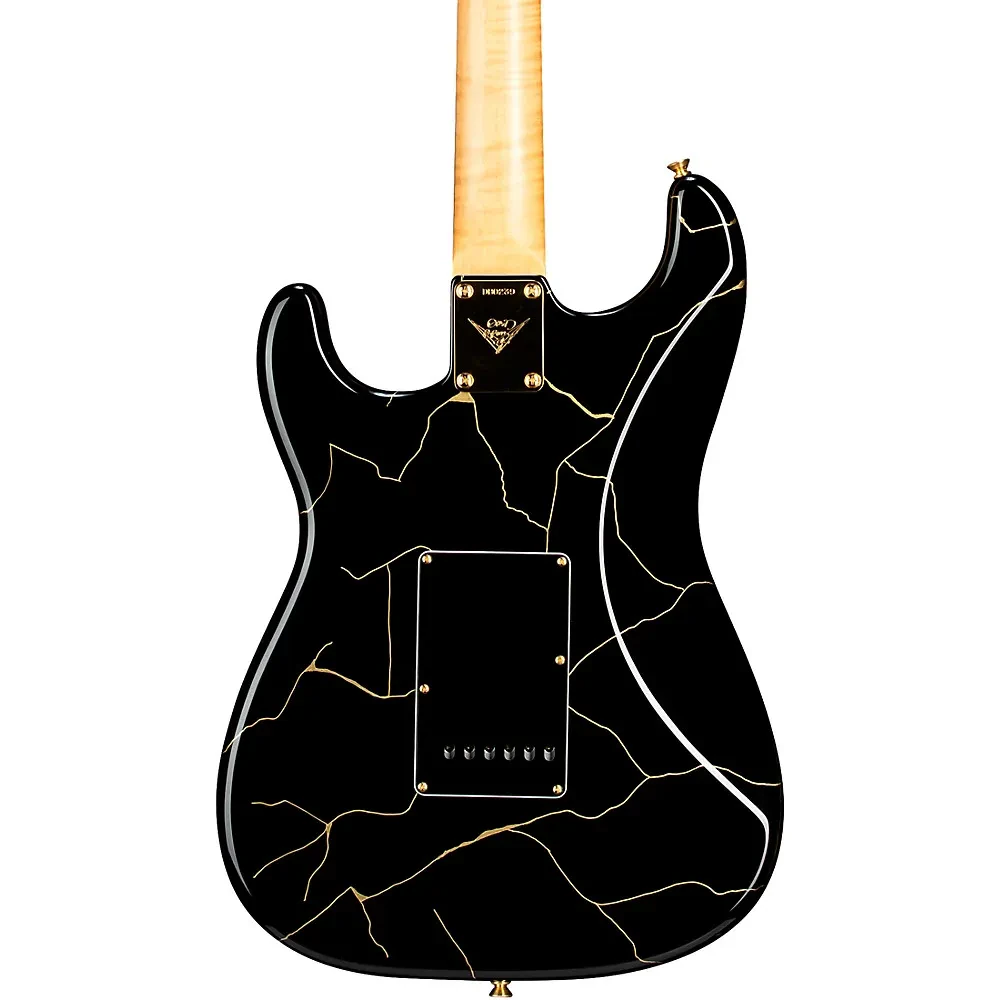 Электрогитара Fender Kintsugi Stratocaster Custom Shop, NOS, Master Built by David Brown, черный