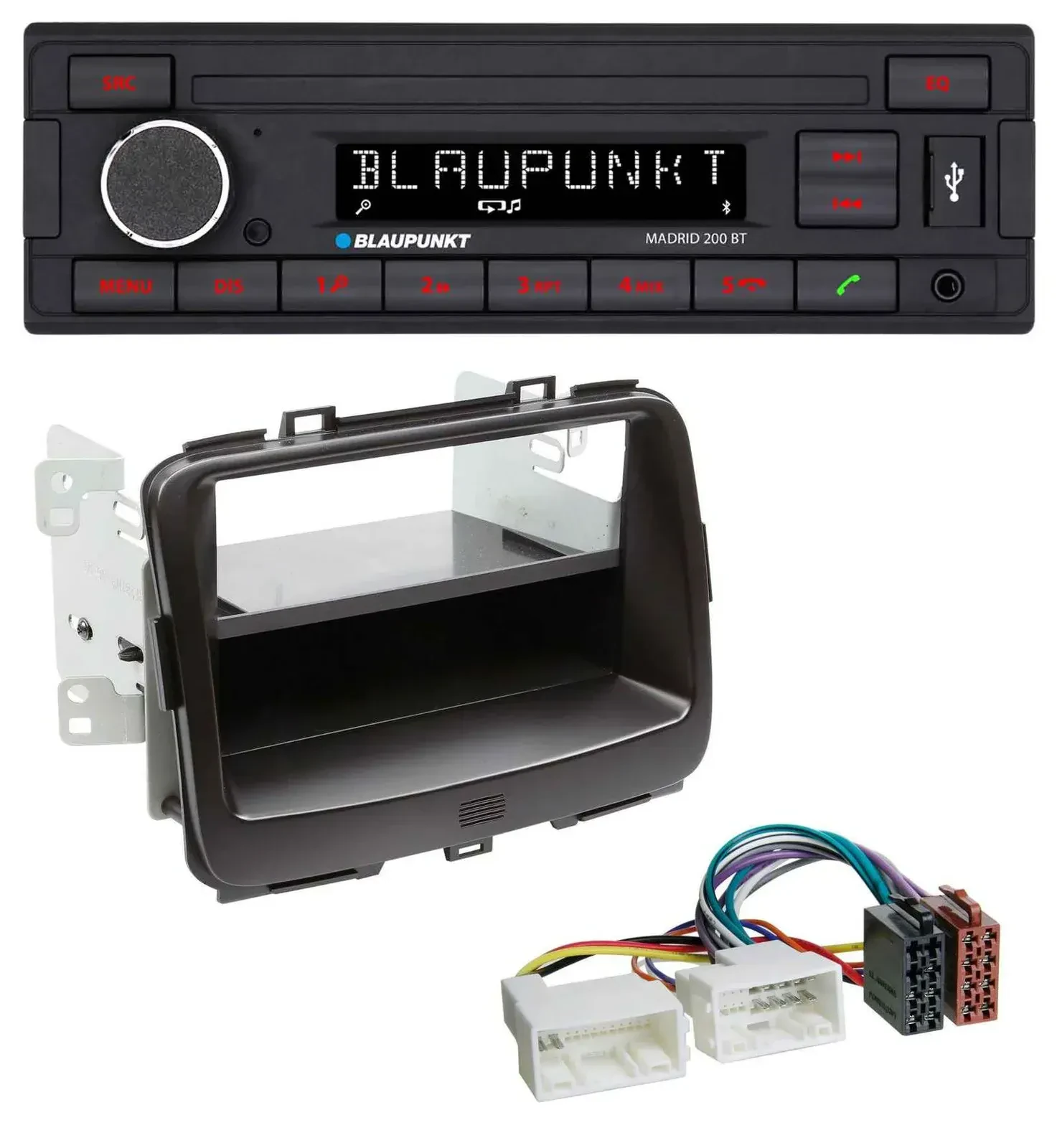 Blaupunkt USB AUX Bluetooth MP3 Autoradio für Kia Carens 4 (RP, ab 2013)