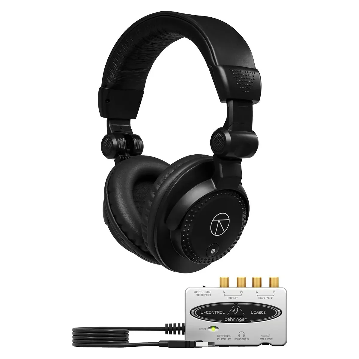 Аудиоинтерфейс Behringer UCA202 2-входа/2-выхода USB, цифровой выход