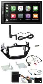 Pioneer USB 2DIN Bluetooth DAB Lenkrad Autoradio für Opel Adam ab 2013 Corsa E