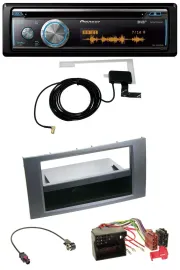 Автомагнитола Pioneer Bluetooth DAB USB CD для Ford Fiesta/Focus 2004–2008, антрацит