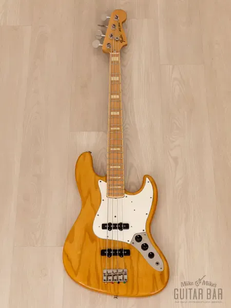 Бас-гитара Fender Jazz Bass ‘75 Vintage Reissue JB75-80 Natural Japan 1987