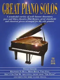 Ноты MusicSales GREAT PIANO SOLOS THE BLUE BOOK PIANO BOOK