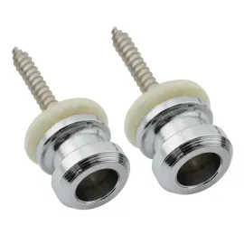 MX2700CR-2 Крепление ремня, хром, 2 шт, Musiclily