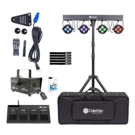 ColorKey CKU-3062 PartyBar Mobile 100 Light Bar with Fog Machine