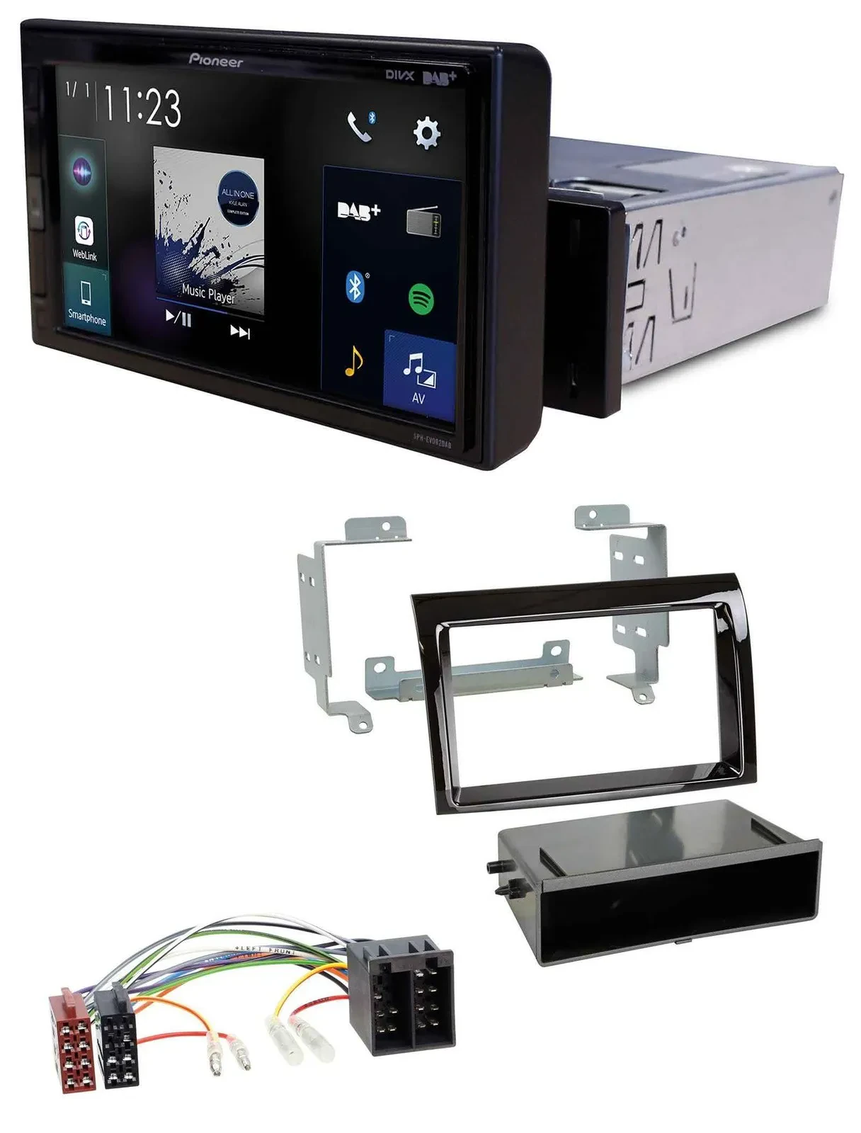 Pioneer DAB MP3 Bluetooth USB Autoradio für Fiat Ducato Citroen Jumper 06-11 pia