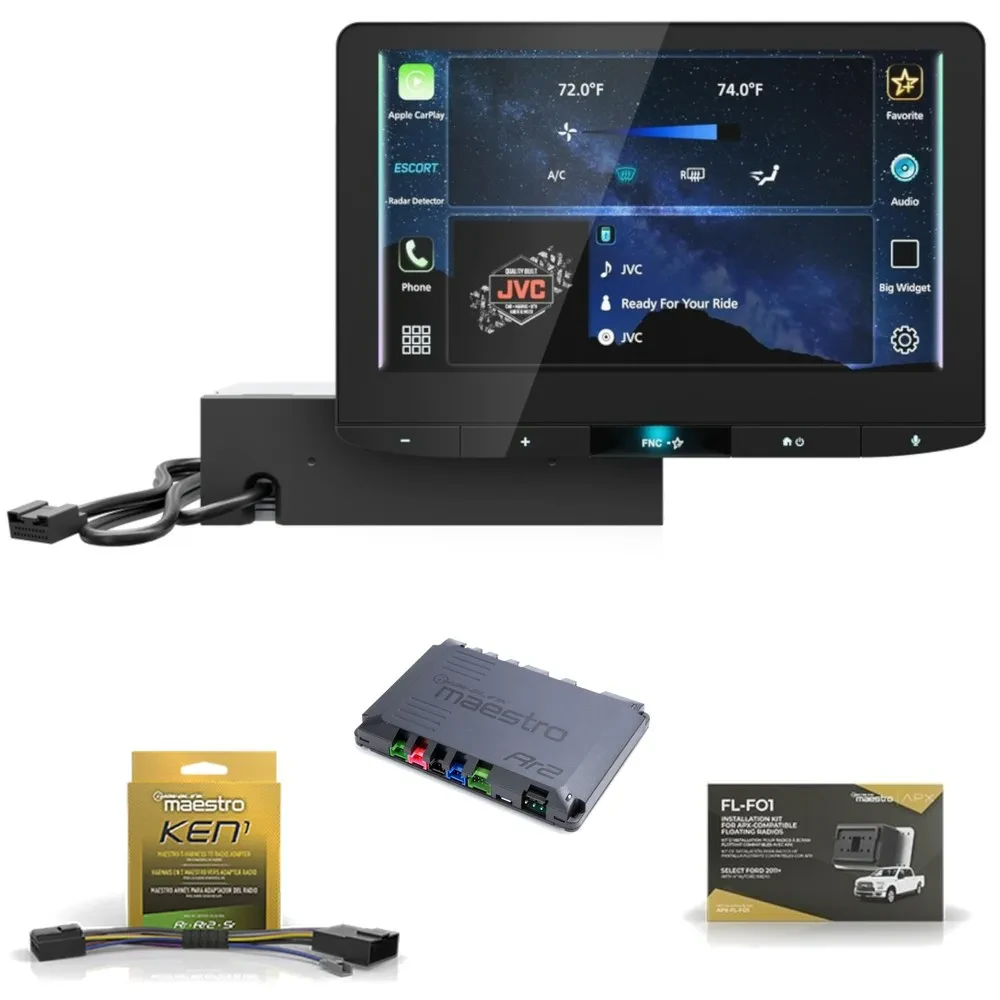 JVC KW-Z1000AW 10.1" Direct Replacement Digital Media Receiver