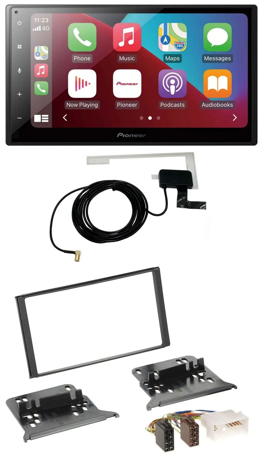 Pioneer USB Bluetooth DAB MP3 2DIN Autoradio für Kia Sorento BL 2006-2009