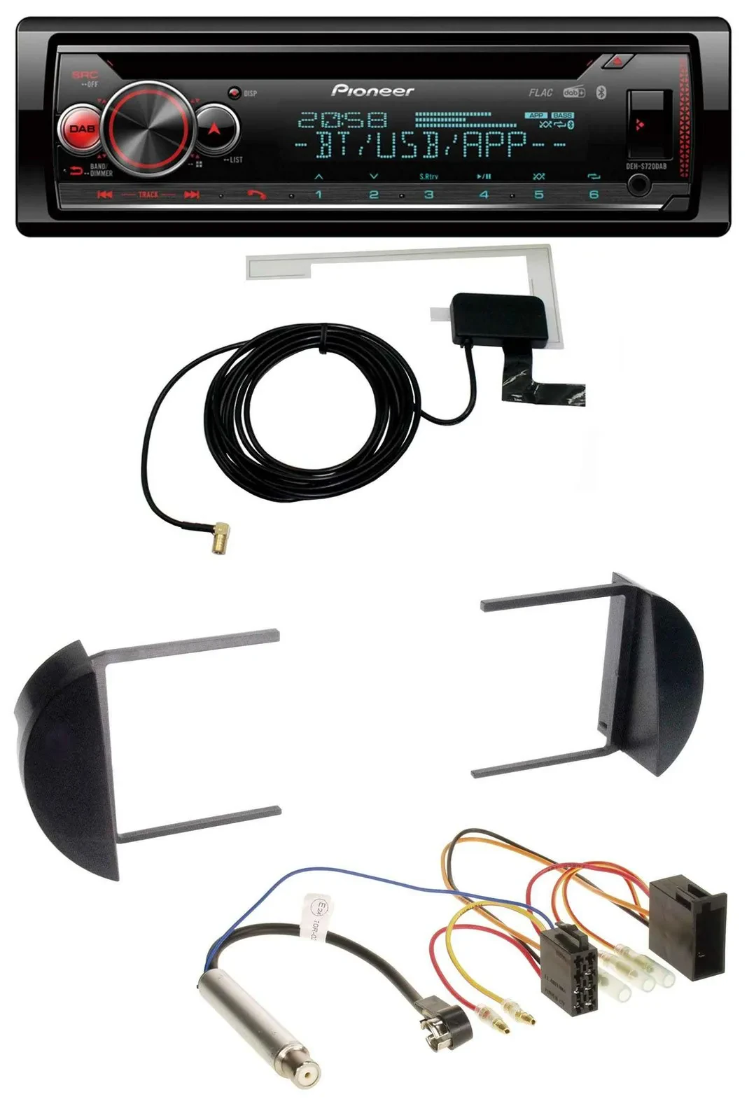 Pioneer DAB CD MP3 USB Bluetooth Autoradio für VW Beetle (1998-2011)