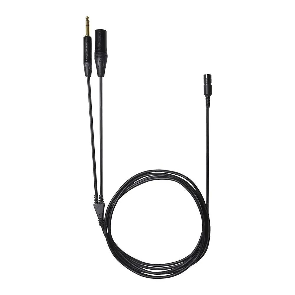 Кабель для гарнитуры Shure BCASCA-NXLR3QI 2.3 м, XLR 3-pin (M) — Jack 6.3 мм (M), Neutrik, для BRH440M/BRH441M/BRH50M