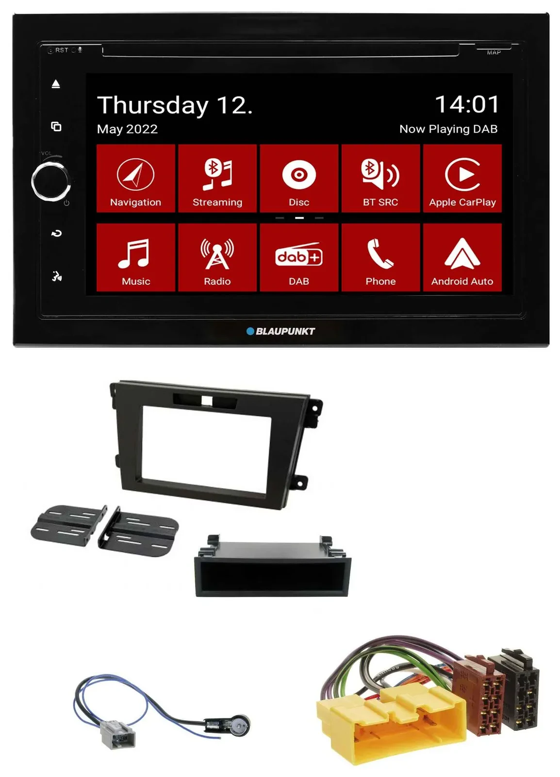 Автомагнитола для Mazda CX-7 (2008–2010) Blaupunkt 2DIN MP3 DVD Bluetooth DAB USB