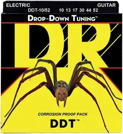 Струны для электрогитары DR Strings DDT-10/52 Drop-Down Tuning 10-52