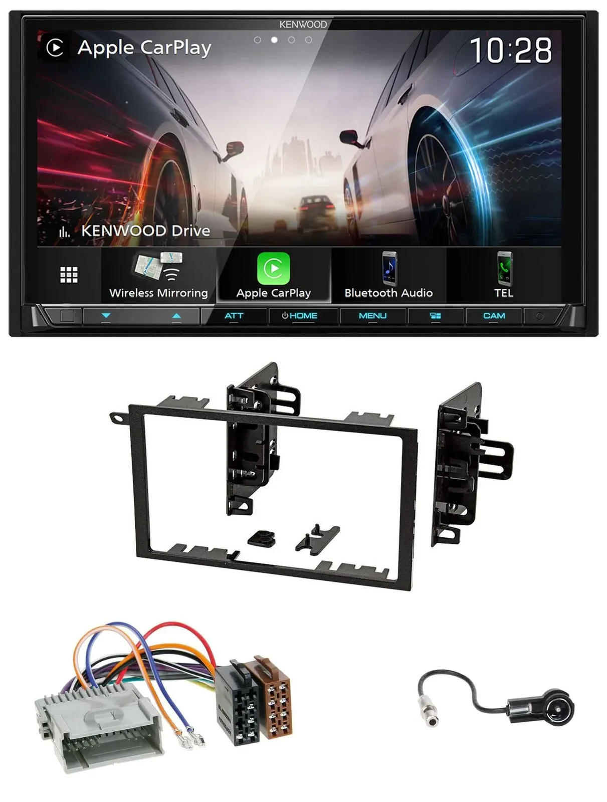 Kenwood MP3 2DIN USB DAB Bluetooth Autoradio für Chevrolet Avalanche Blazer Cava