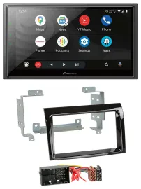 Pioneer USB 2DIN DAB MP3 Bluetooth Autoradio für Fiat Ducato Peugeot Boxer Citro