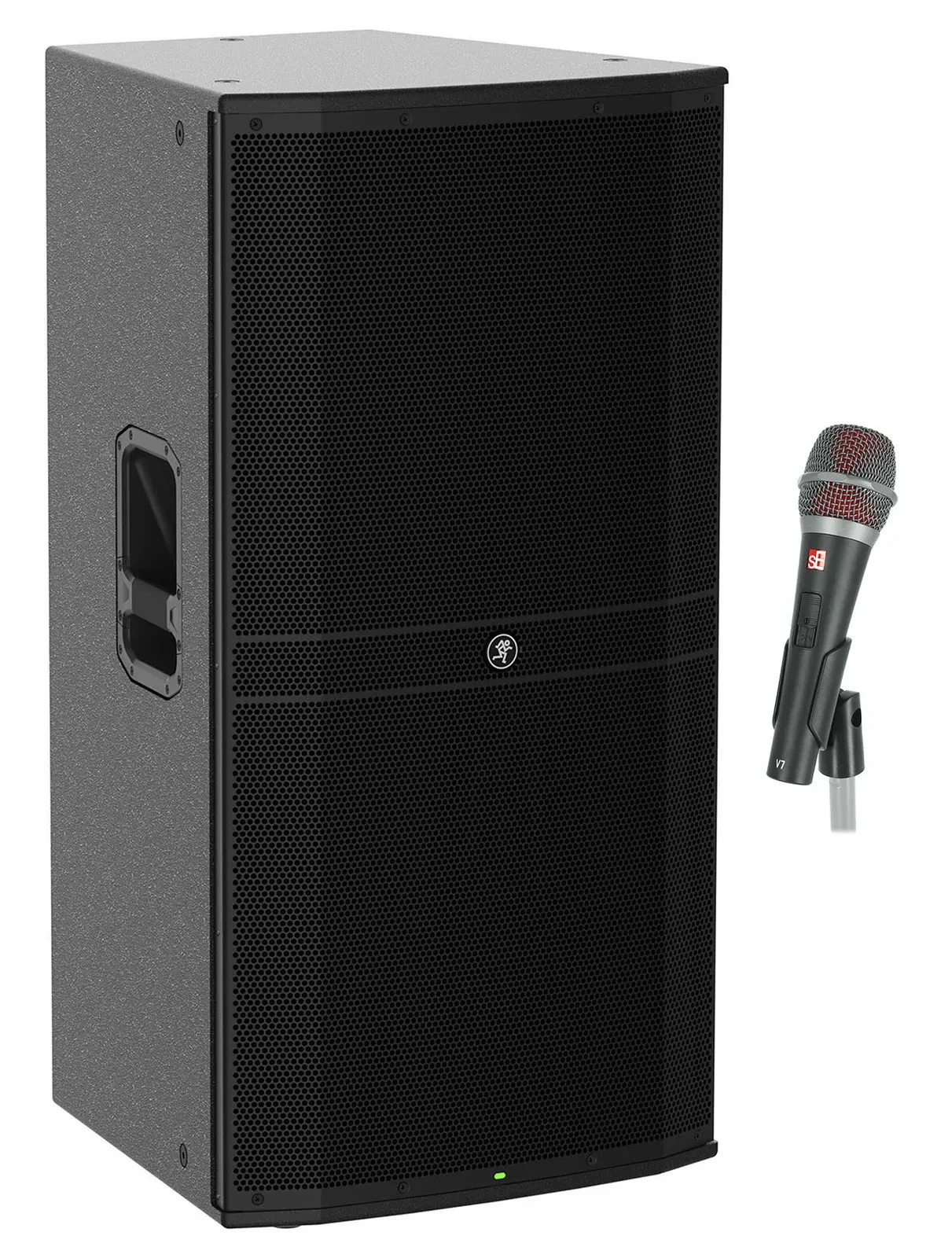 Активная акустическая система для PA/DJ Mackie DRM315 15" 2300W 3-way + 2 микрофона SE Electronics V7 Switch (набор)