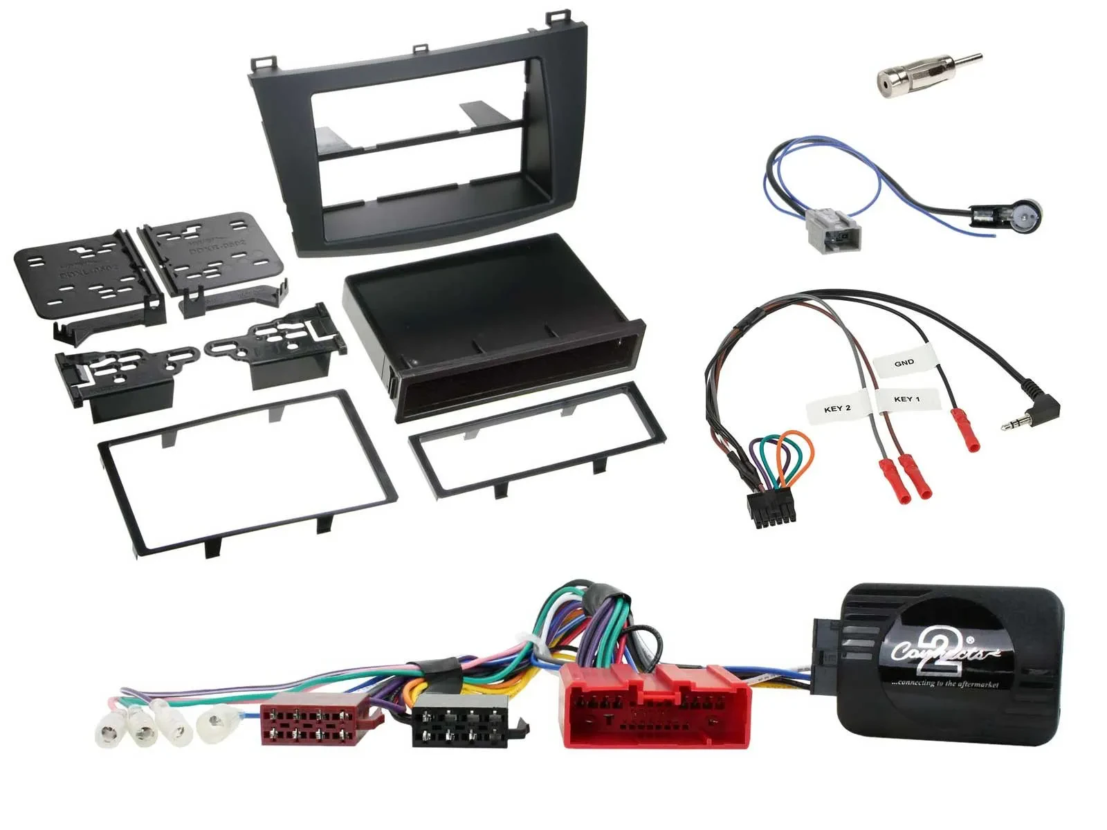 Установочный комплект для автомагнитолы Caraudio24 2 DIN для Mazda 3 (2010–2015) (набор)