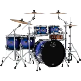 Mapex Saturn VI Studioease 5-Piece Shell Pack with 22" Bass Drum Cobalt Burst